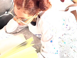 Учеба в кайф, когда тебя ебет секс машина